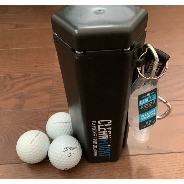 ゴルフボールウォッシャー Titleist pro v1 ボール 3個つき