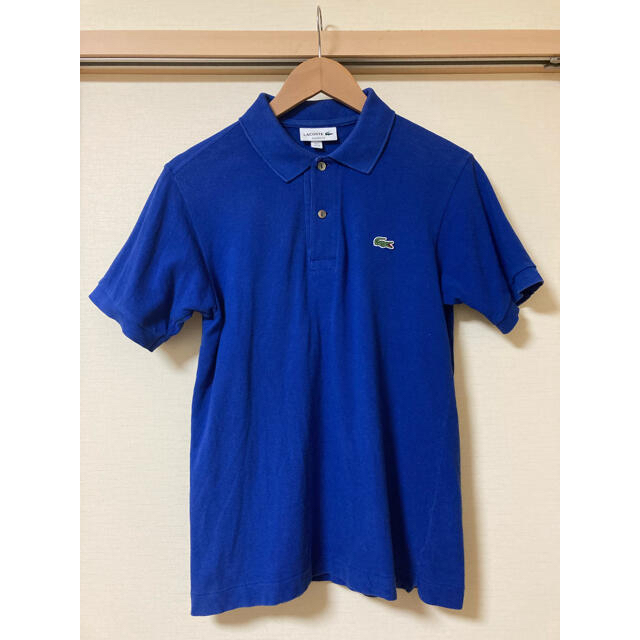 LACOSTE(ラコステ)のラコステ　ポロシャツ L1212 サイズ2 ブルー メンズのトップス(ポロシャツ)の商品写真