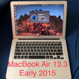 マック(Mac (Apple))のMacBook Air 13.3  early2015  i7/8G/256GB(ノートPC)