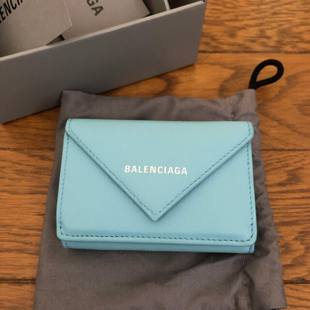 美品✨BALENCIAGA ミニウォレット　グレー