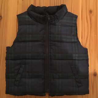 ムジルシリョウヒン(MUJI (無印良品))のMUJI DOWN VEST 80 REV ネイビー×グリーン(その他)