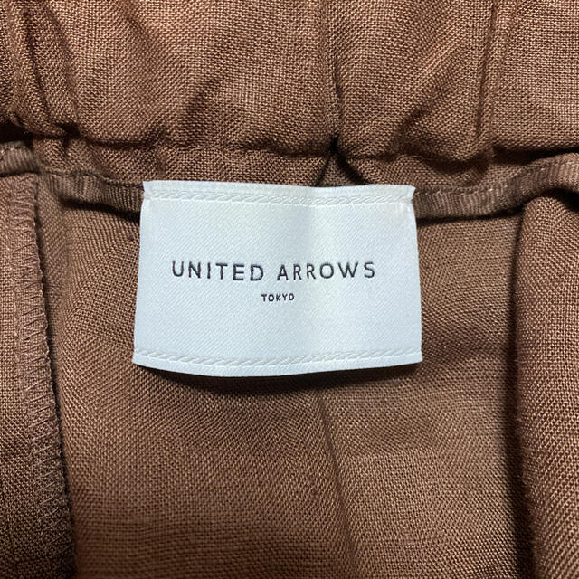 UNITED ARROWS(ユナイテッドアローズ)のたまごぱん様専用ユナイテッドアローズリネンスカート マキシスカートブラウン 36 レディースのスカート(ロングスカート)の商品写真