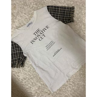 ザラ(ZARA)のZARA ドッキング Tシャツ　チェック(Tシャツ(半袖/袖なし))