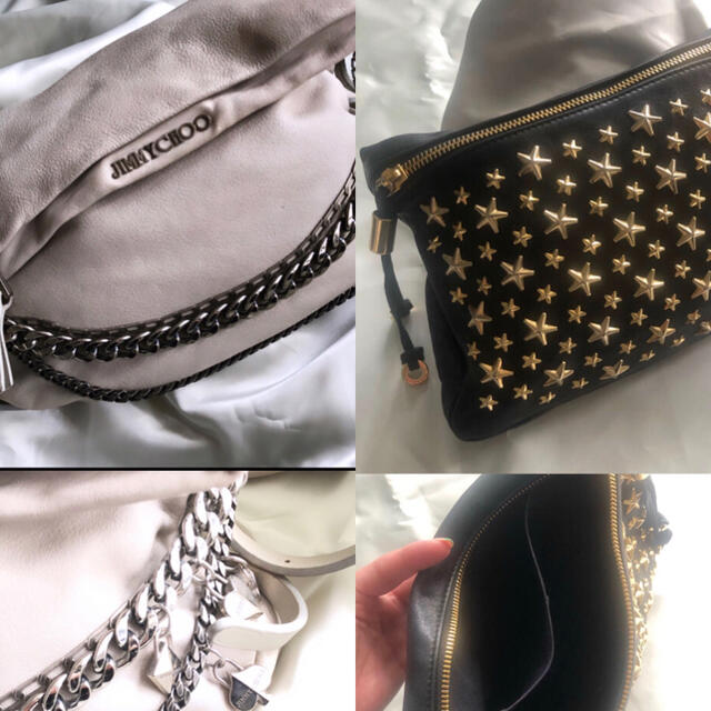 美品☆JIMMY CHOO☆ジミーチュウクラッチ&ショルダーバッグ