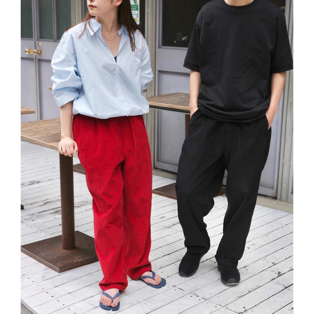 1LDK SUMMER CORDUROY EASY PANTS[RED]