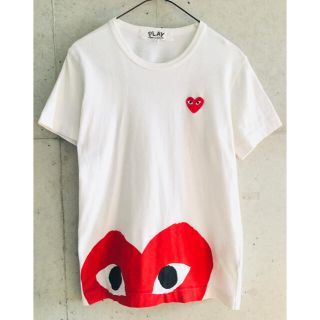 コムデギャルソン(COMME des GARCONS)の【★名作★希少★Lサイズ】プレイコムデギャルソン グラフィック ハート Tシャツ(Tシャツ(半袖/袖なし))