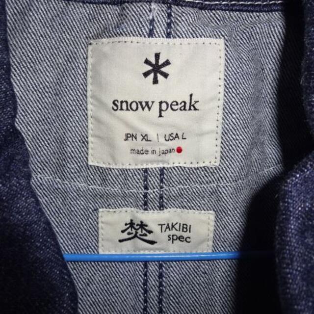 snow peak インディゴ タキビ カバーオール カバーオール スノーピーク