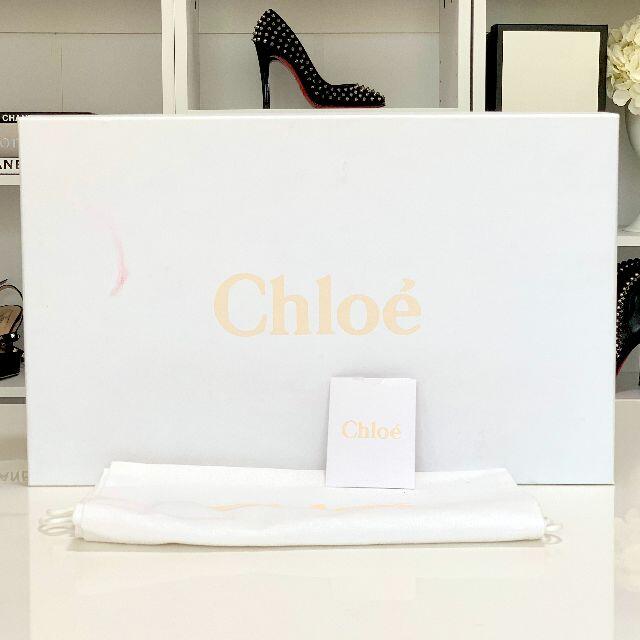 Chloe - 2556 未使用 クロエ レザー レースアップ ショートブーツの