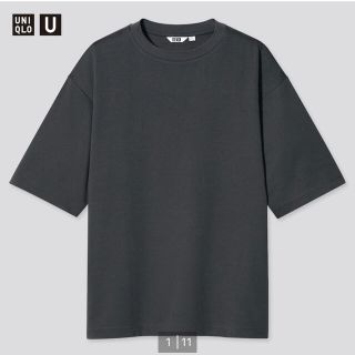 ユニクロ(UNIQLO)のエアリズムコットンオーバーサイズＴシャツ M(Tシャツ/カットソー(半袖/袖なし))