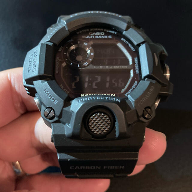 売れ筋商品 - G-SHOCK G-SHOCK オールブラック　カーボン GW-9400J-1BJF  腕時計(デジタル)