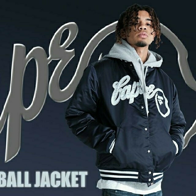 A BATHING APE - A BATHING APE BAPE BASEBALL JACKET XLサイズの通販