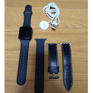 アップルウォッチ(Apple Watch)のApple Watch series3 42mm GPS 美品(その他)