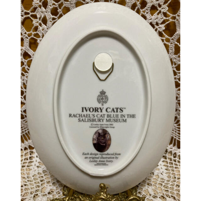 Royal Worcester(ロイヤルウースター)のロイヤルウースター ①②・限定品 フランクリンミント③【猫ちゃん飾り皿３セット】 インテリア/住まい/日用品のインテリア小物(置物)の商品写真