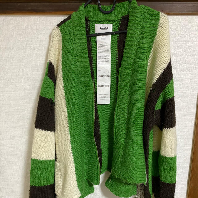 doublet ジップカーディガン