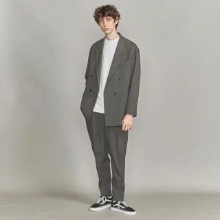 未使用 UNITED ARROWS リネン セットアップ チャコールグレー