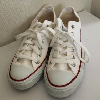 コンバース(CONVERSE)の【新品】コンバース 白スニーカー ローカット(スニーカー)