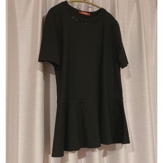 マックスマーラ(Max Mara)のマックスマーラ 半袖 Tシャツ トップス ビーズ(Tシャツ(半袖/袖なし))