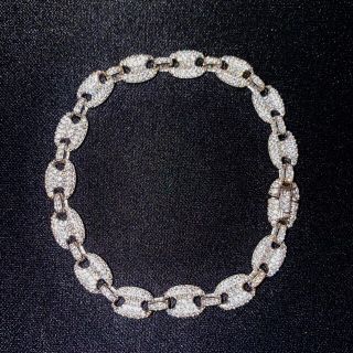 アヴァランチ(AVALANCHE)のIced Out Puffy Gucci Bracelet Silver925(ブレスレット)