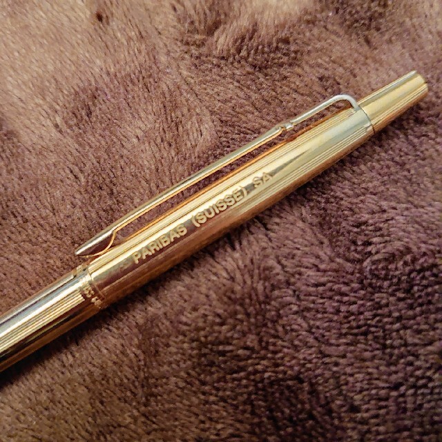 CARAN d'ACHE(カランダッシュ)のCARAN d'ACHE カランダッシュ エペ ボールペンGOLD PLATED インテリア/住まい/日用品の文房具(ペン/マーカー)の商品写真