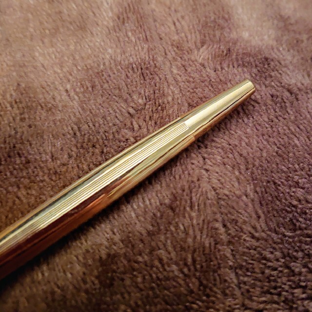 CARAN d'ACHE(カランダッシュ)のCARAN d'ACHE カランダッシュ エペ ボールペンGOLD PLATED インテリア/住まい/日用品の文房具(ペン/マーカー)の商品写真