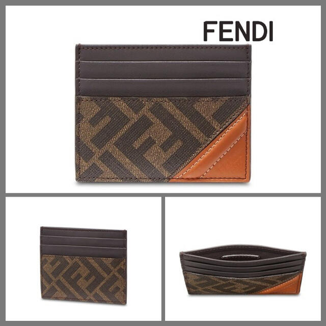 yummyさん FENDI(フェンディ)☆カードホルダー☆ 独特の素材 5256円