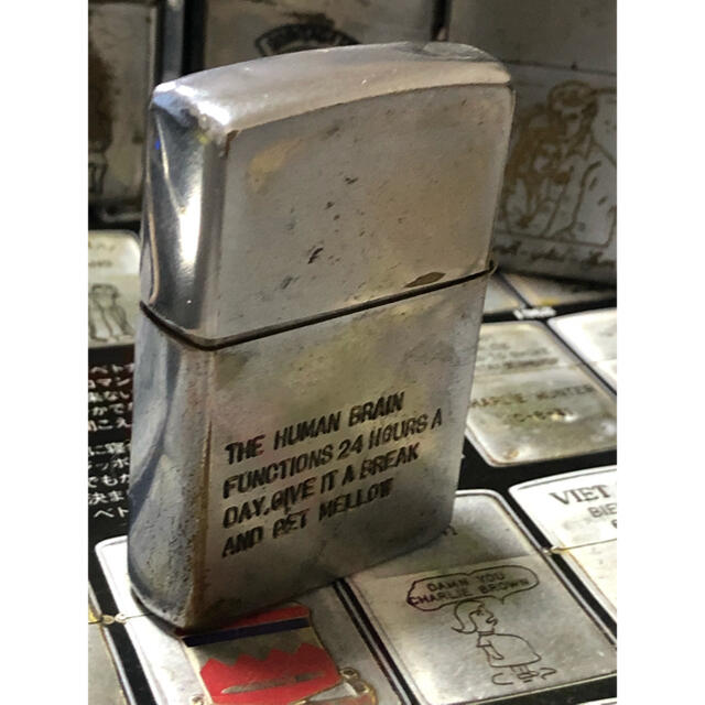 【ベトナムZIPPO】本物 1970年製ベトナムジッポー「ファックマン」