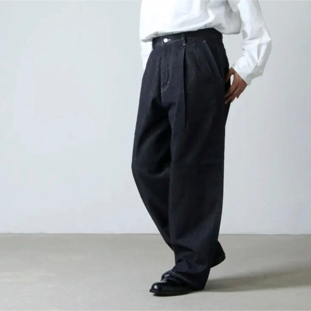 graphpaper Colorfast Denim 2 Tuck Pants 玄関先迄納品 10290円引き