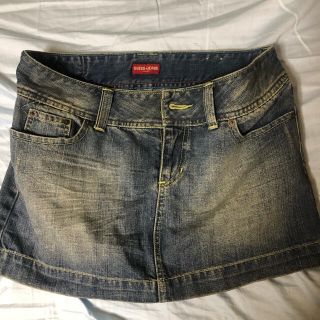 ゲス(GUESS)のGuess ジーンズスカート　L(ミニスカート)