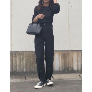 ブラックバイマウジー(BLACK by moussy)のBLACK BY MOUSSY  JAVA color pt ブラック/24(デニム/ジーンズ)