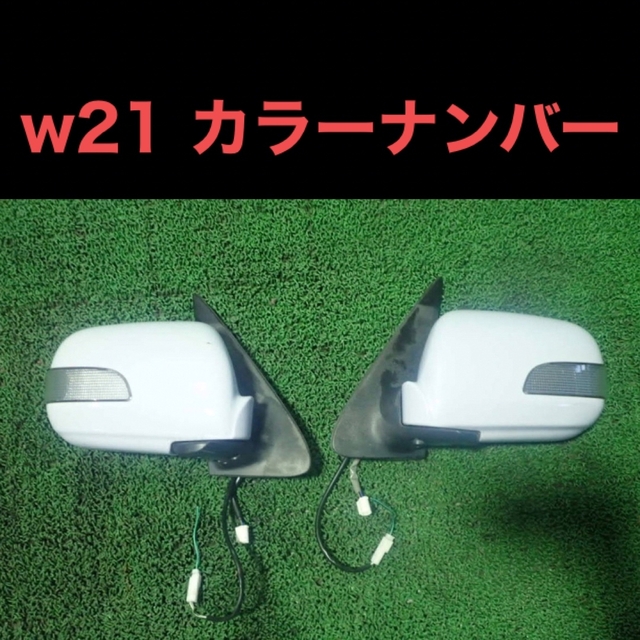 トヨタ(トヨタ)のQNC20 QNC21 bB ウインカー付ドアミラー左右セット　電動格納 自動車/バイクの自動車(車種別パーツ)の商品写真