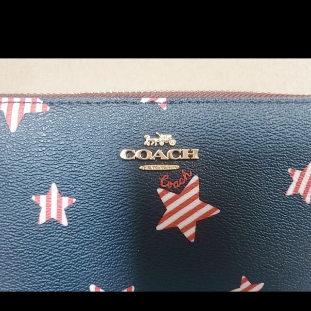 すぐ発送可能! ☆新品・未使用☆COACH/コーチ 星柄 長財布C4575