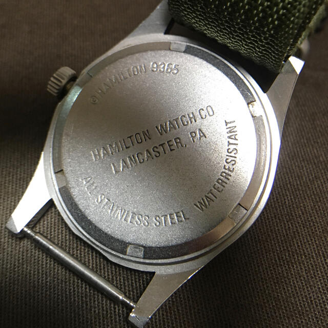 Hamilton(ハミルトン)の激レア美品 hamilton khaki 9365 ハミルトン カーキ メンズの時計(腕時計(アナログ))の商品写真