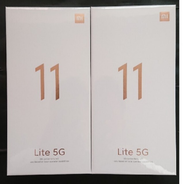 Xiaomi Mi 11 Lite 5G 6GB+128GB 　2台