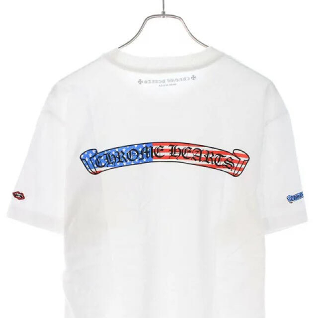 Chrome Hearts(クロムハーツ)の「国内正規品 」新品 クロムハーツ アメリカンフラッグ マッティ (ホワイト) メンズのトップス(Tシャツ/カットソー(半袖/袖なし))の商品写真