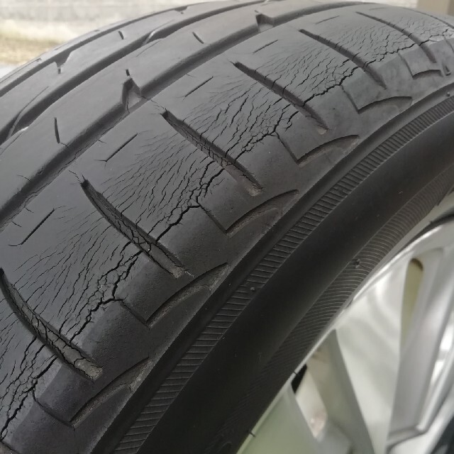 BRIDGESTONE(ブリヂストン)のホンダ純正RK5　ステップワゴンスパーダ　アルミホイール・タイヤ4本セット 自動車/バイクの自動車(タイヤ・ホイールセット)の商品写真