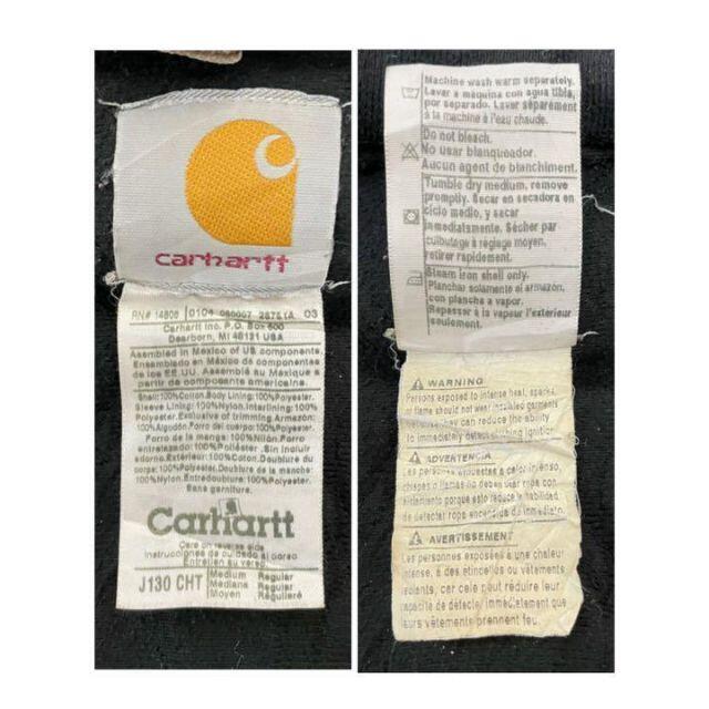 carhartt(カーハート)のカーハート　ダックジャケット　アクティブパーカー　ダークブラウン　中綿　肉厚　M メンズのトップス(パーカー)の商品写真