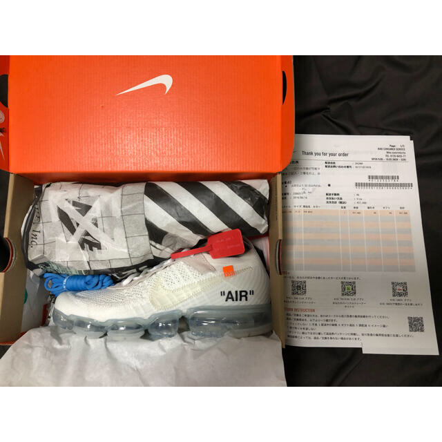 柔らかな質感の THE OFFWHITE Off-White TEN × THE MAX 10 27.5cm NIKE