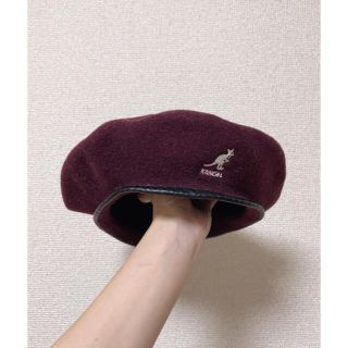 カンゴール(KANGOL)のカンゴール　ベレー帽　ボルドー(ハンチング/ベレー帽)