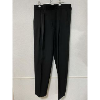 サンシー(SUNSEA)のstein(シュタイン)/EX WIDE TROUSERS/Black(スラックス)