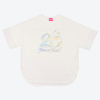 ディズニーシー　20周年　ビッグシルエット　ロゴ　Tシャツ