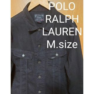 ラルフローレン(Ralph Lauren)のPOLO RALPH LAUREN ブラック デニム ジャケット M Gジャン(Gジャン/デニムジャケット)