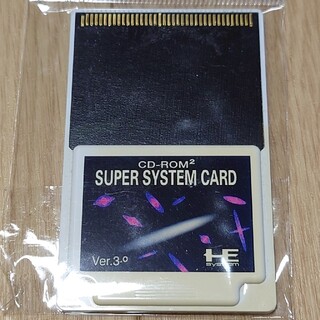 エヌイーシー(NEC)のPCエンジン SUPER SYSTEM CARD ver.3.0 ジャンク(その他)