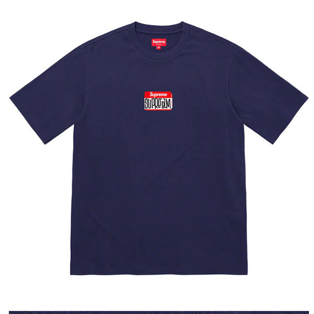 Gonz Nametag S/S Top Lサイズ NAVY