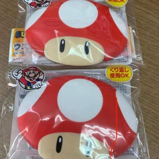 マリオ ウエットティッシュ キノコ おしりふき 蓋 ふた(キャラクターグッズ)