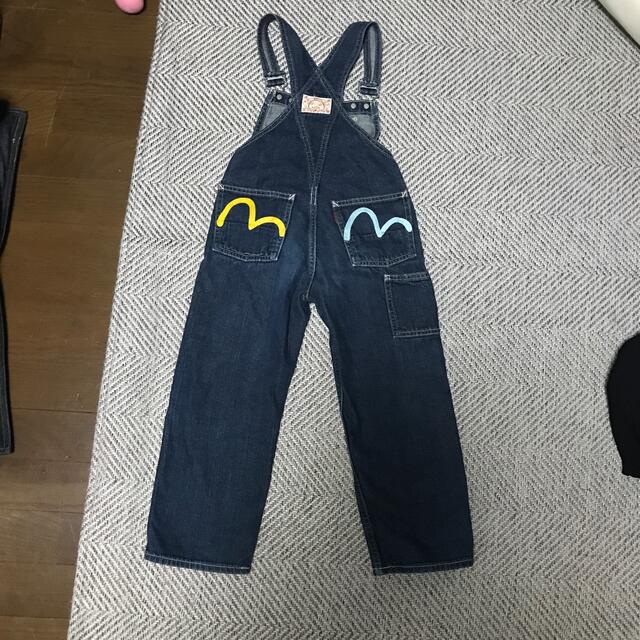 EVISU(エビス)の【値下げ】　evisu オーバーオール　サイズ3 キッズ/ベビー/マタニティのキッズ服男の子用(90cm~)(パンツ/スパッツ)の商品写真