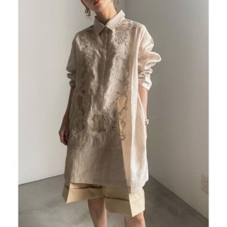 アメリヴィンテージ(Ameri VINTAGE)のAmerivintage embroidery sheer shirt(シャツ/ブラウス(長袖/七分))