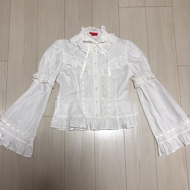 通販激安】 BRIGHT SHINE STARS BABY,THE - ロリータ ロリィタ 白 姫袖