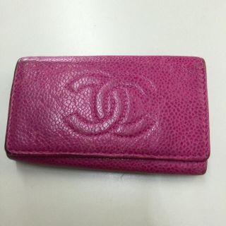 シャネル(CHANEL)のgude様専用☆CHANELシャネルキーケース☆ピンク(キーケース)