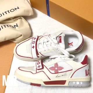 ルイヴィトン(LOUIS VUITTON)の9 LV trainer line sneaker rouge(スニーカー)