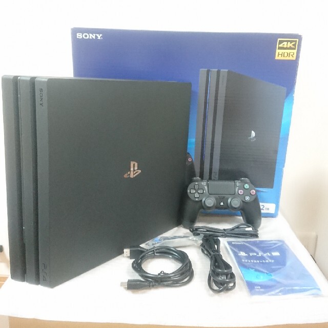 【送料込】 - PlayStation4 PS4 ブラック ジェット CUH-7200CB01 2TB Pro 家庭用ゲーム機本体